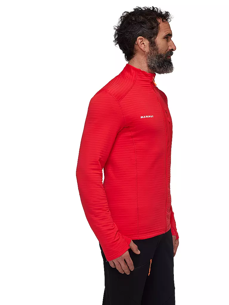MAMMUT | Giacca in pile da uomo Taiss Light ML | Rosso
