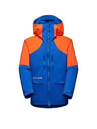 MAMMUT | Giacca softshell da uomo per alpinismo Eiger Nordwand Pro con cappuccio | Blu