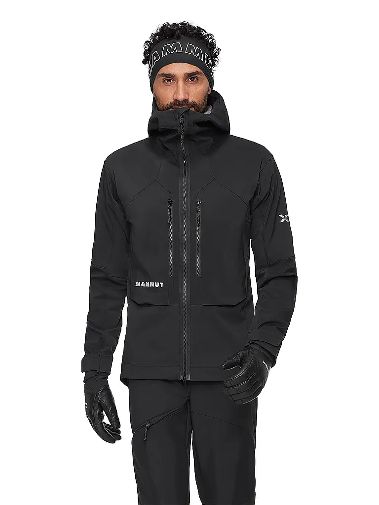 MAMMUT | Giacca softshell da uomo per alpinismo Eiger Nordwand Pro con cappuccio |