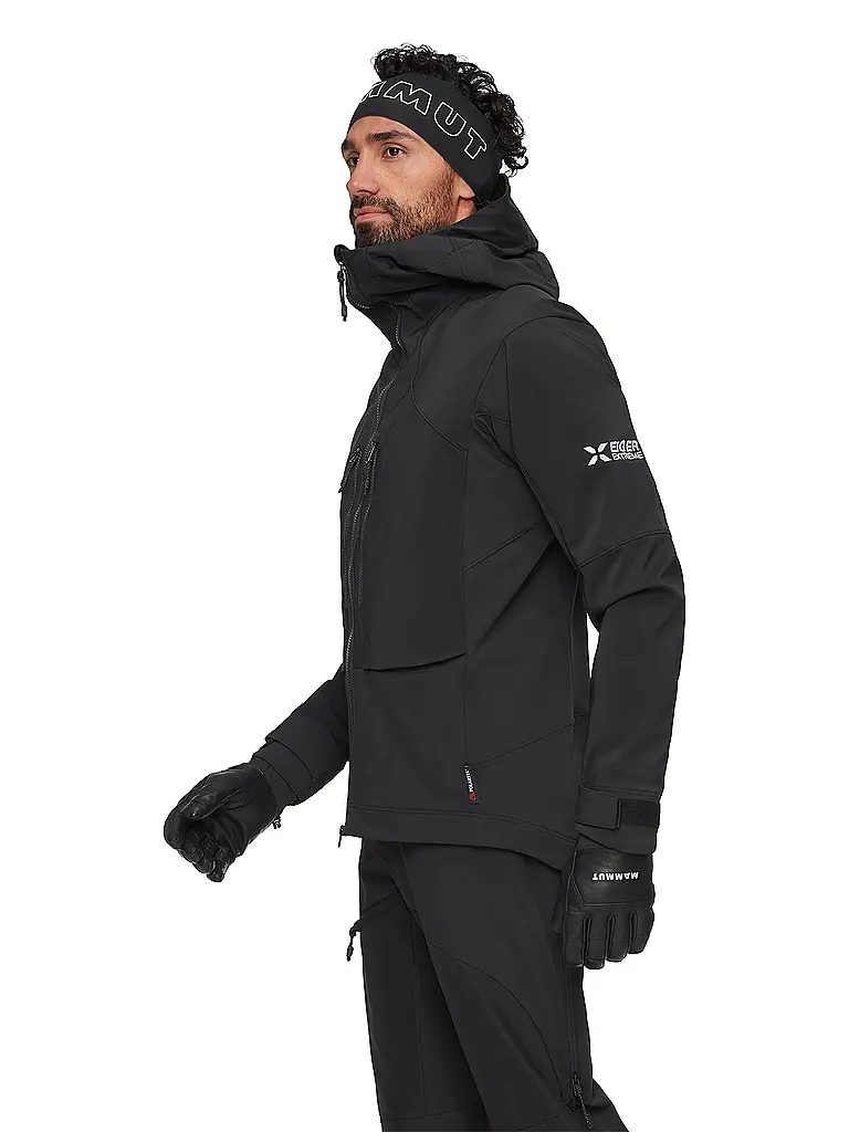 MAMMUT | Giacca softshell da uomo per alpinismo Eiger Nordwand Pro con cappuccio |