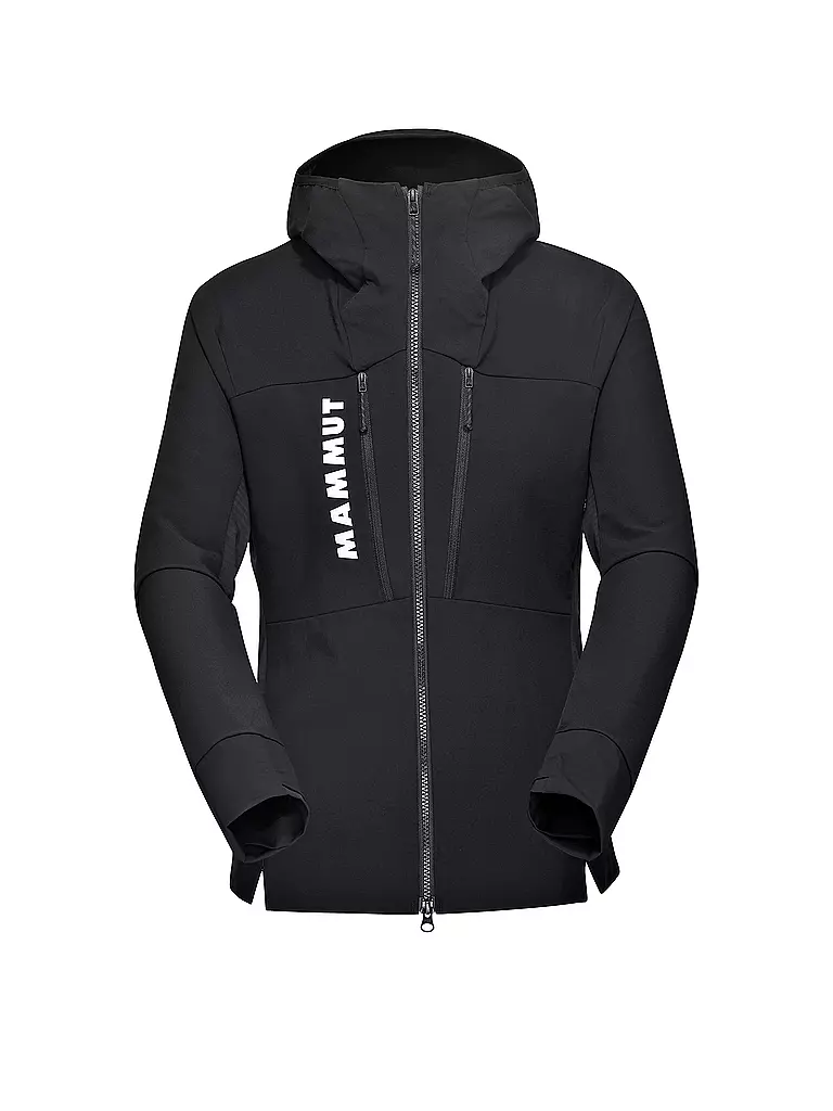 MAMMUT | Giacca softshell ibrida da donna Aenergy SO con cappuccio | Nero