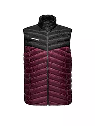 MAMMUT | Gilet isolante Albula da uomo | Rosso scuro