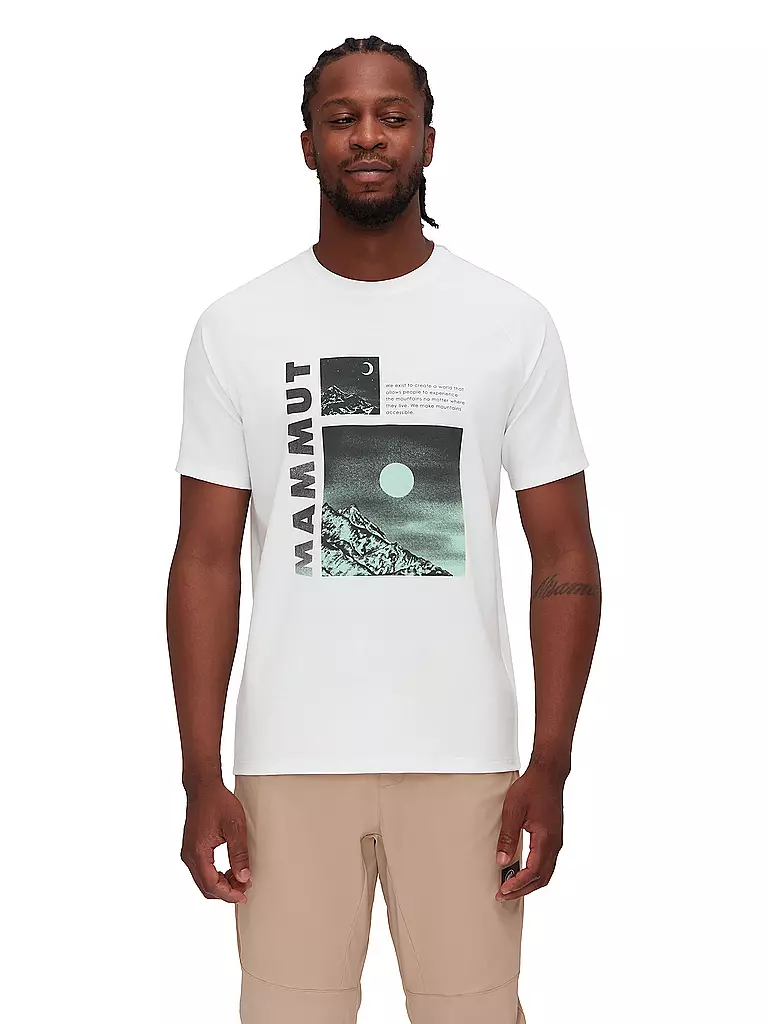 MAMMUT | Herren Funktionsshirt Mountain Day and Night | Bianco