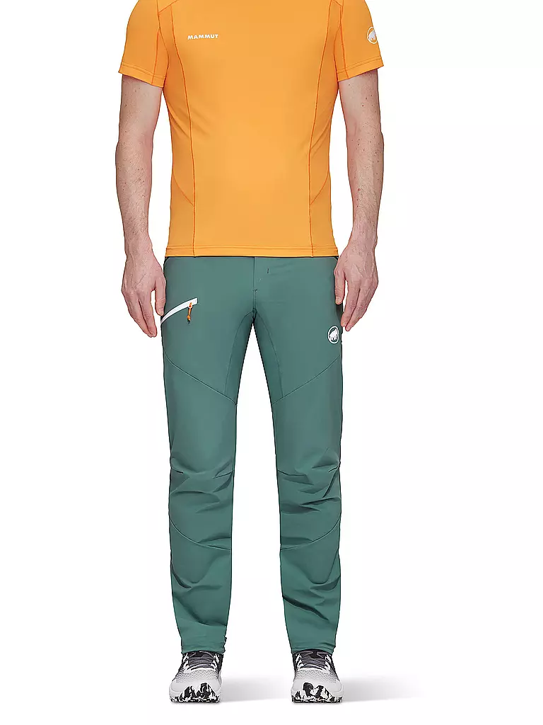 MAMMUT | Herren Softshell Wanderhose Aenergy Light SO | Verde scuro