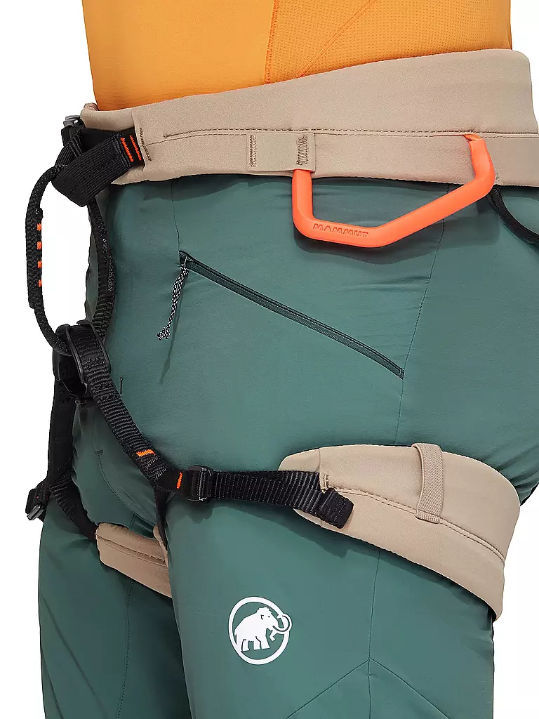 MAMMUT | Herren Softshell Wanderhose Aenergy Light SO | Verde scuro