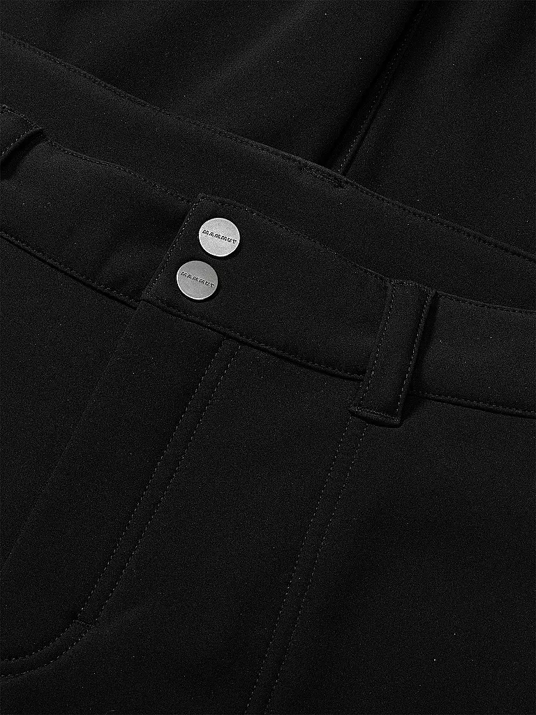 MAMMUT | Herren Softshell Wanderhose Rundbold Winter | Nero