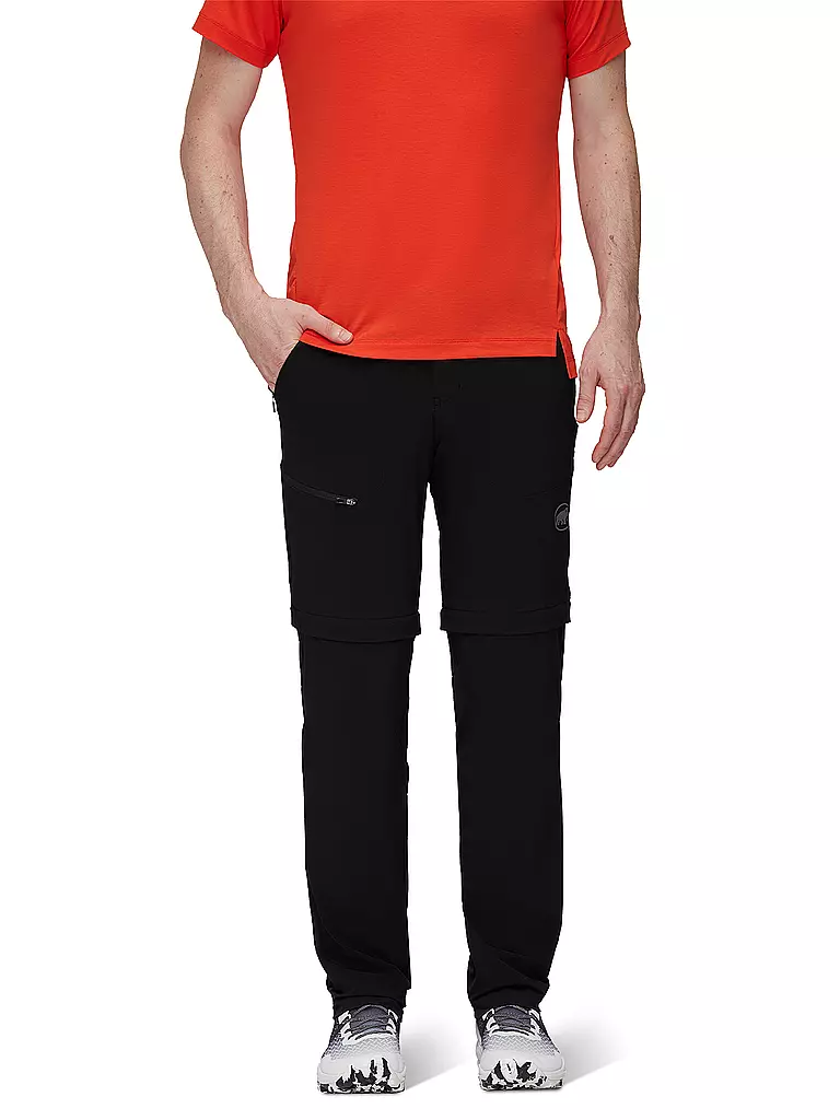 MAMMUT | Herren Wanderhose Runbold ZipOff  | Nero