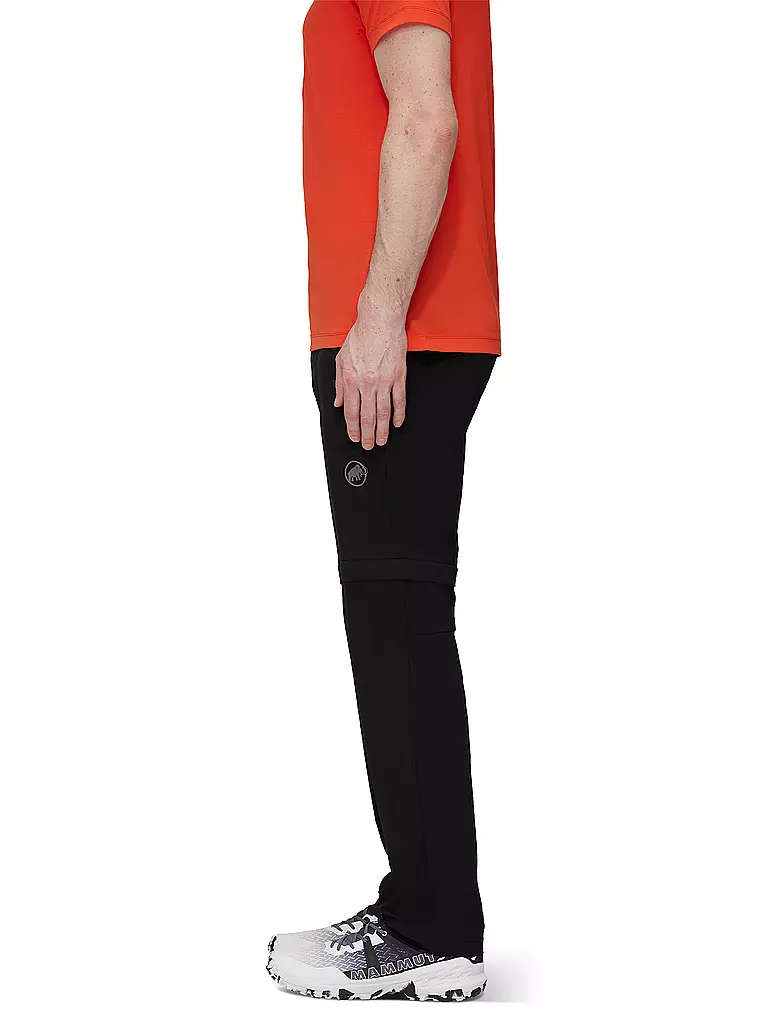 MAMMUT | Herren Wanderhose Runbold ZipOff  | Nero
