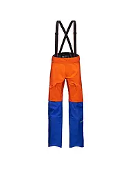 MAMMUT | Pantaloni da turismo da uomo Eiger Nordwand Pro 3L GTX HS con bretelle | Arancione
