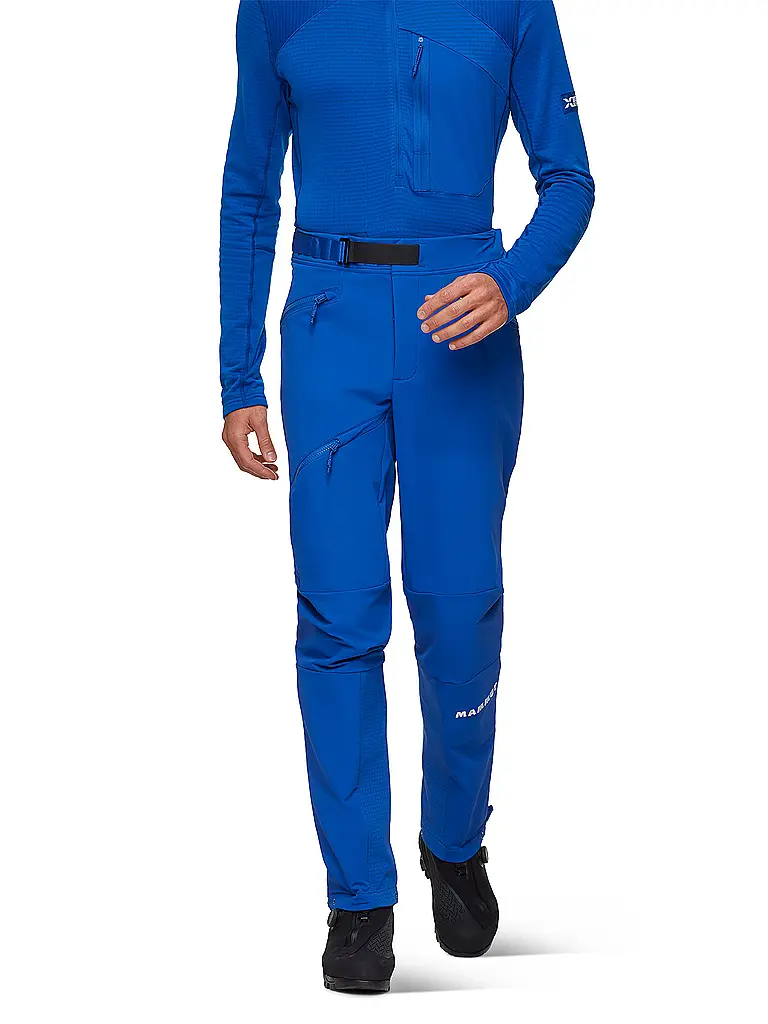 MAMMUT | Pantaloni da uomo softshell da alpinismo Eiger Nordwand Advanced | Blu
