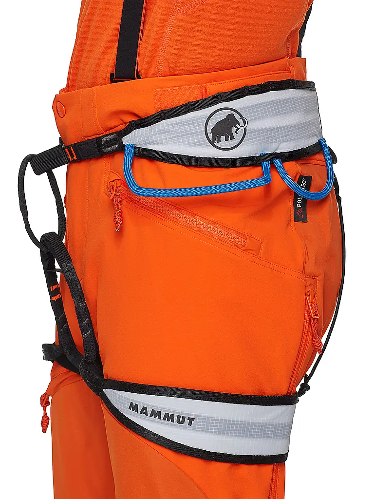 MAMMUT | Pantaloni da uomo softshell da alpinismo Eiger Nordwand Pro con bretelle |