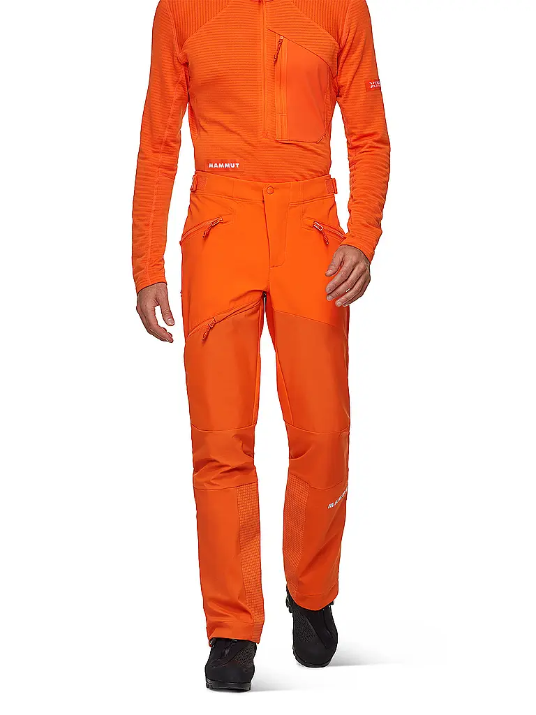 MAMMUT | Pantaloni da uomo softshell da alpinismo Eiger Nordwand Pro con bretelle |