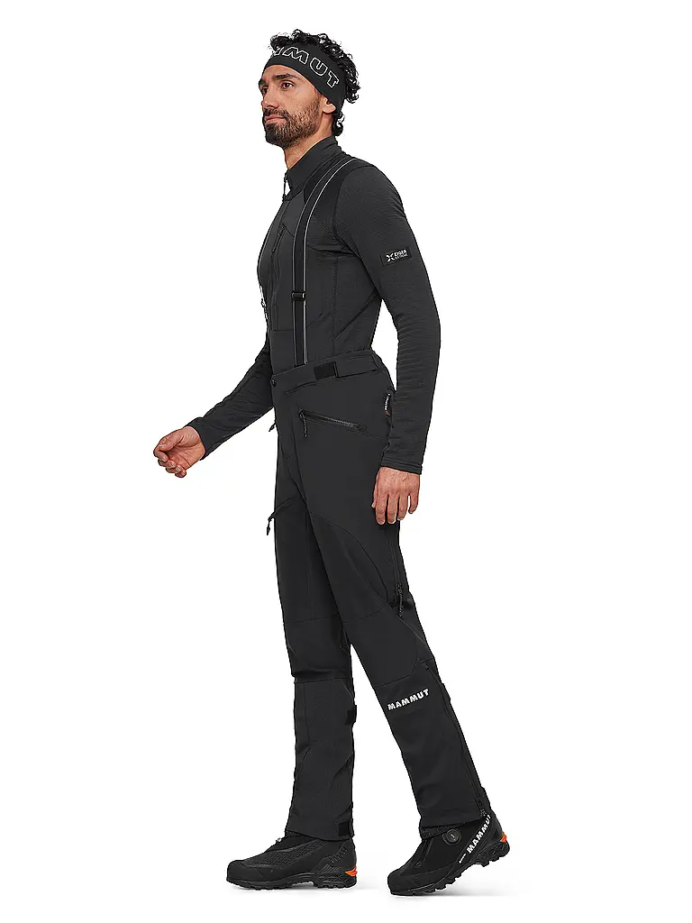 MAMMUT | Pantaloni da uomo softshell da alpinismo Eiger Nordwand Pro con bretelle |