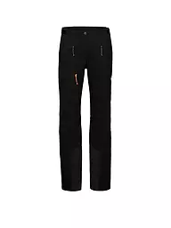 MAMMUT | Pantaloni softshell da turismo da donna Taiss Guide con ghetta antineve | Nero