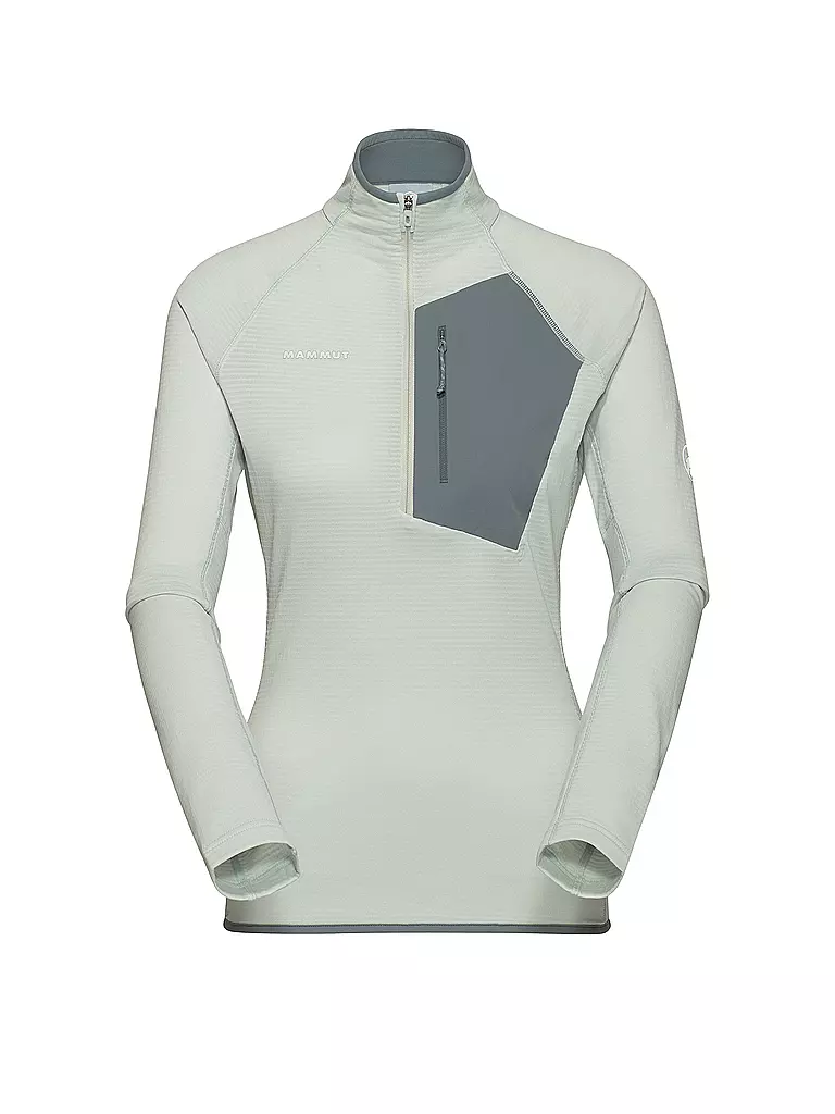 MAMMUT | Zipshirt funzionale da donna Aenergy Light | Verde chiaro