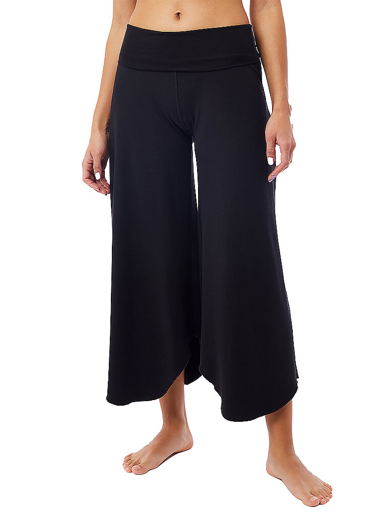 Pantaloni da yoga da donna Roll Over Tulip nero M