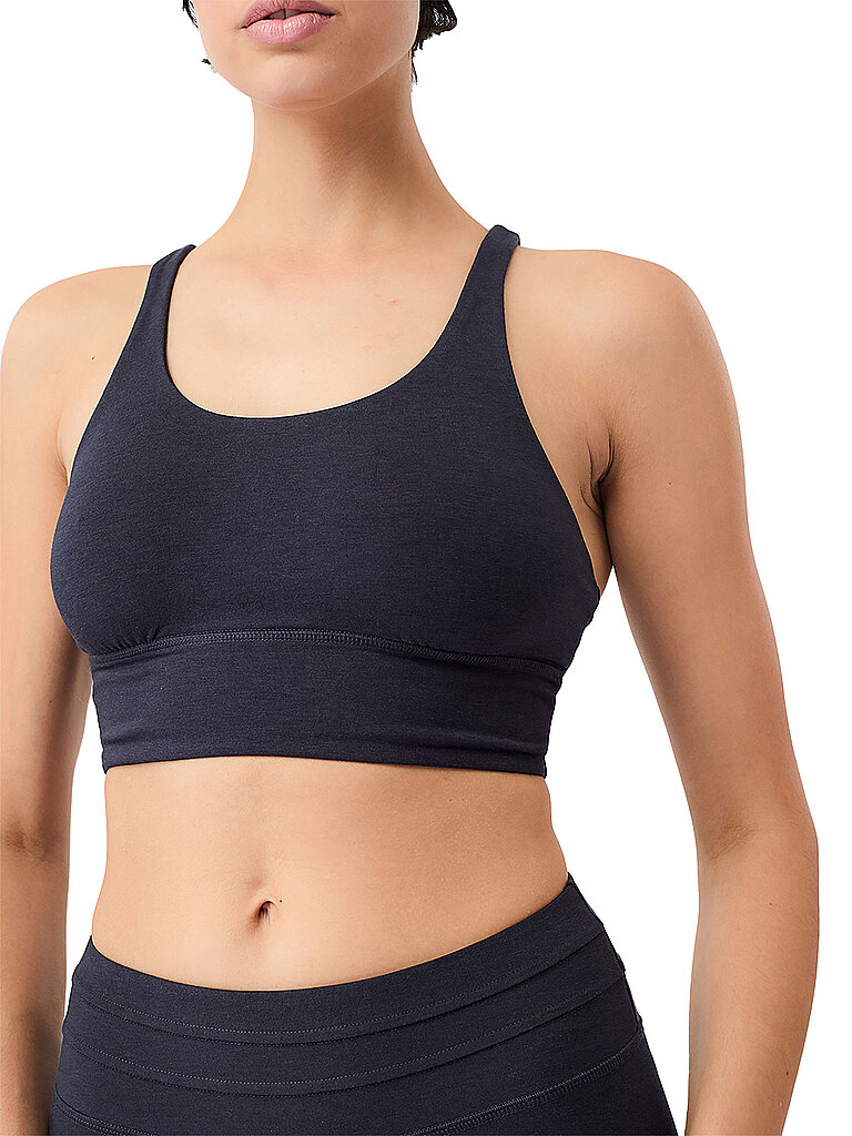 Reggiseno sportivo da donna New Studio a supporto medio blu M