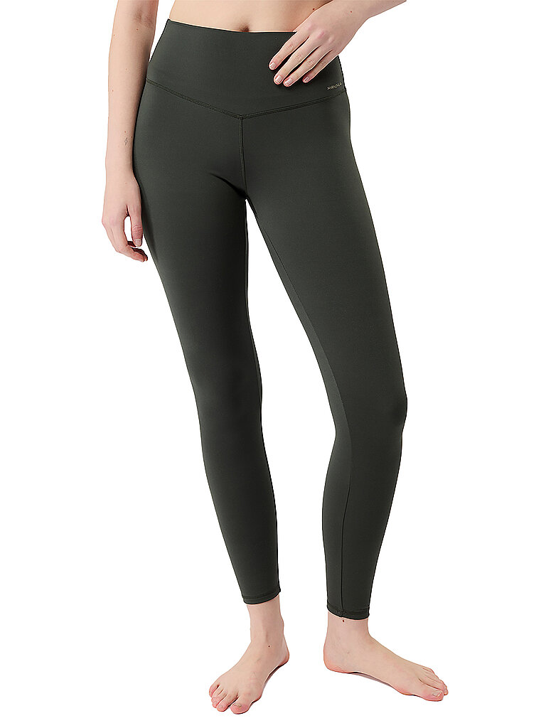 Yogatight da donna On Point verde scuro XS
