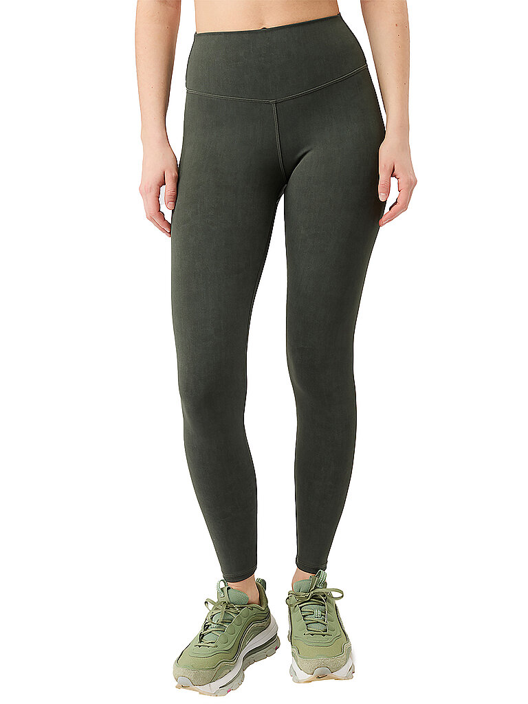 Yogatight da donna Mono Printed verde scuro XS