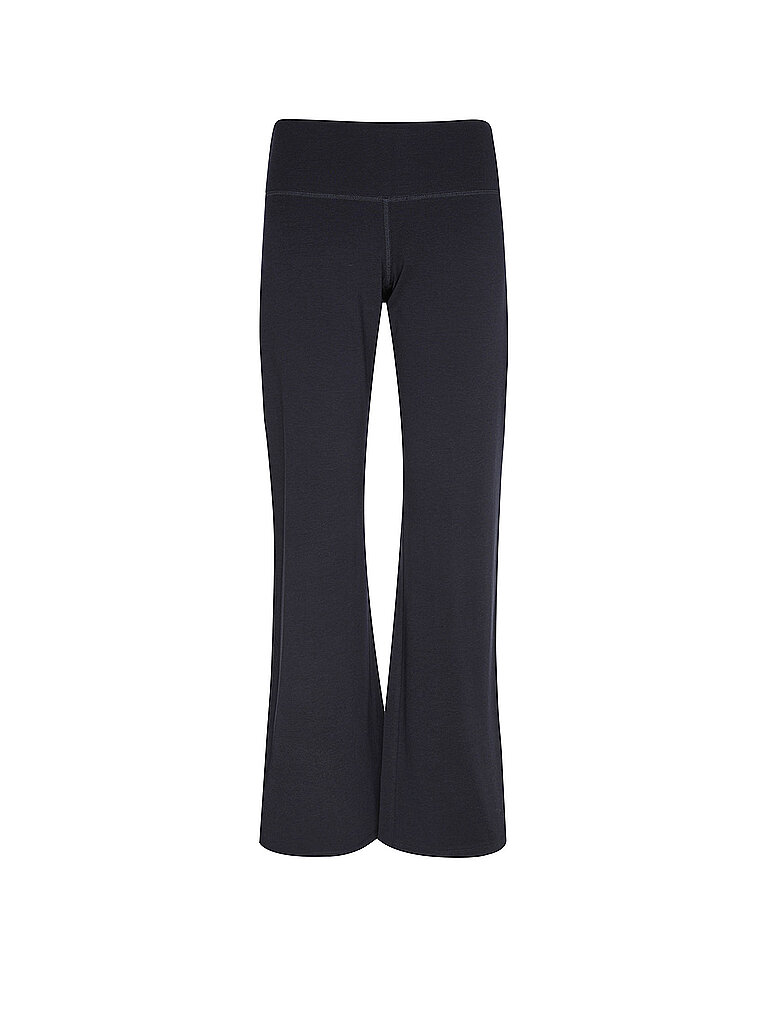 Pantaloni da yoga da donna a gamba larga blu XS
