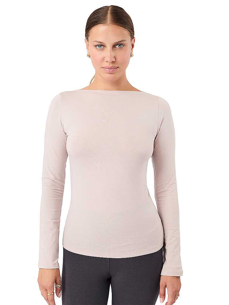 Maglietta da yoga basic da donna crema M
