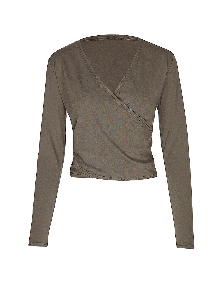 Giacca Yoga da Donna Signature Wrap marrone S