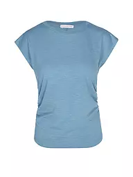 MANDALA | Canotta da yoga da donna con arricciatura laterale | Blu chiaro