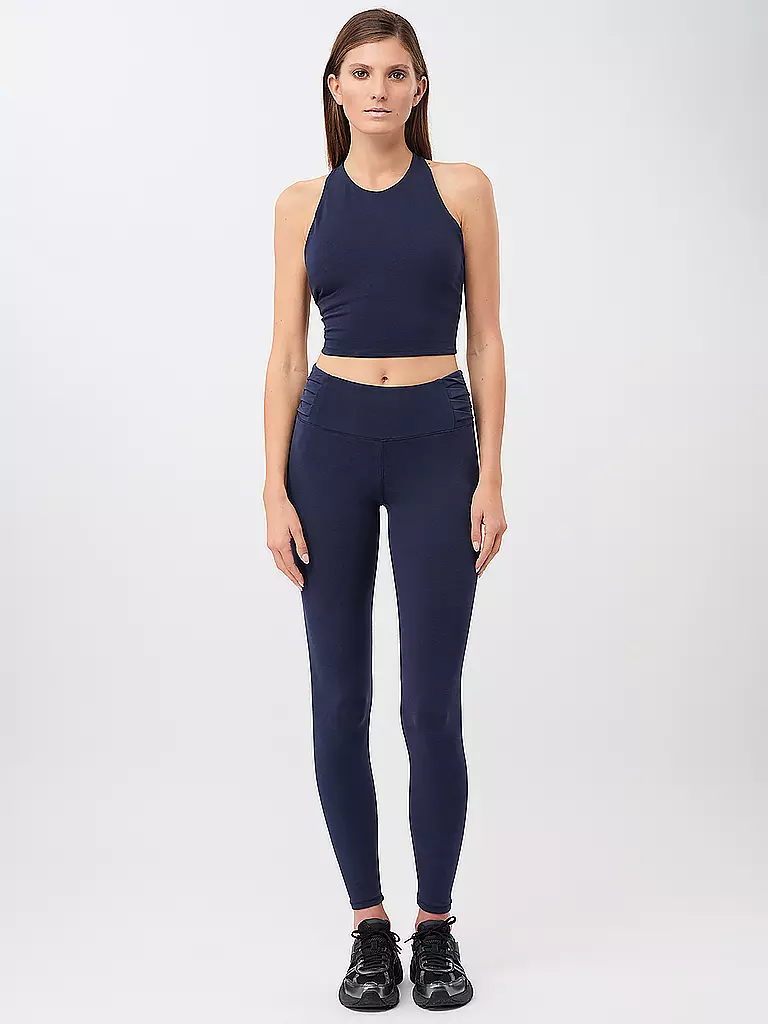 MANDALA | Canotta da yoga da donna | Blu scuro