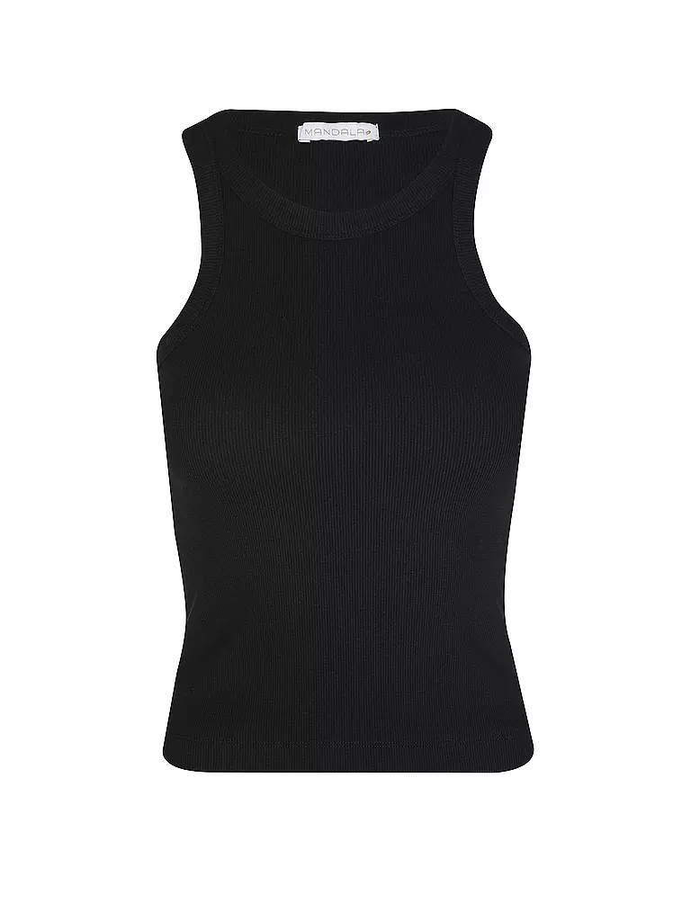 MANDALA | Canotta Yoga Boy da Donna | Nero