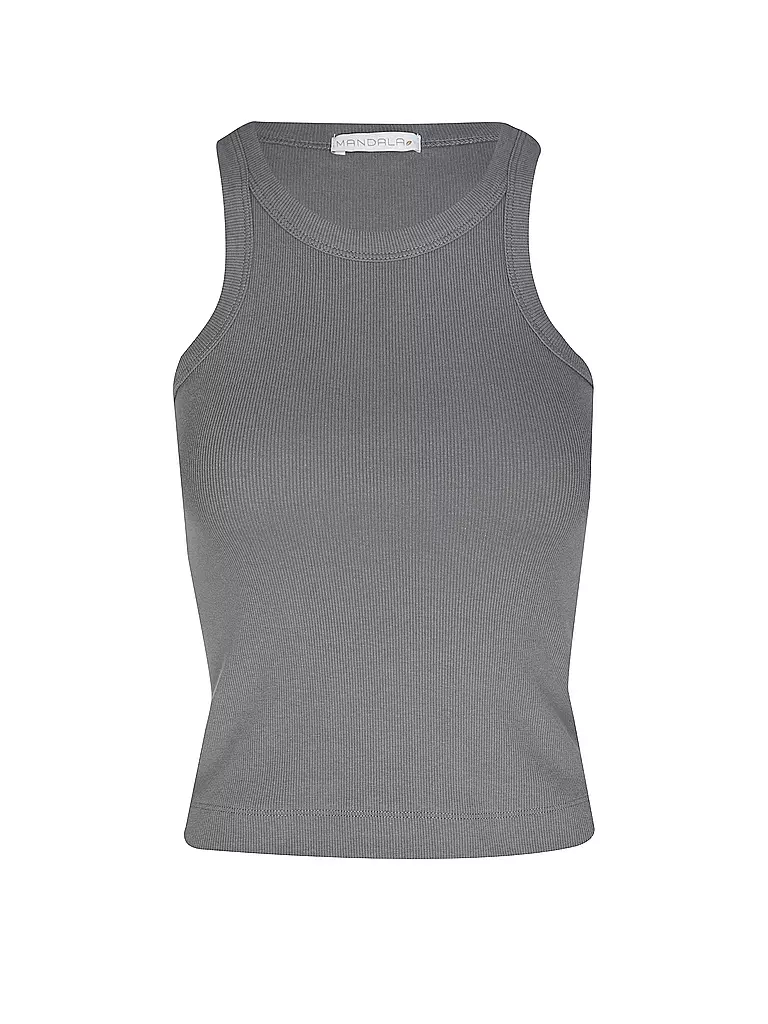 MANDALA | Canotta Yoga da Donna Boy Top | Grigio