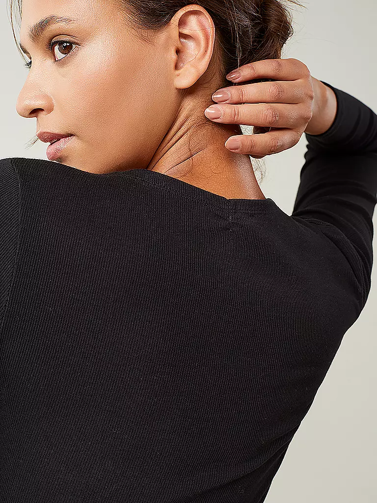 MANDALA | Damen Wickelweste Wrap Claire | Nero