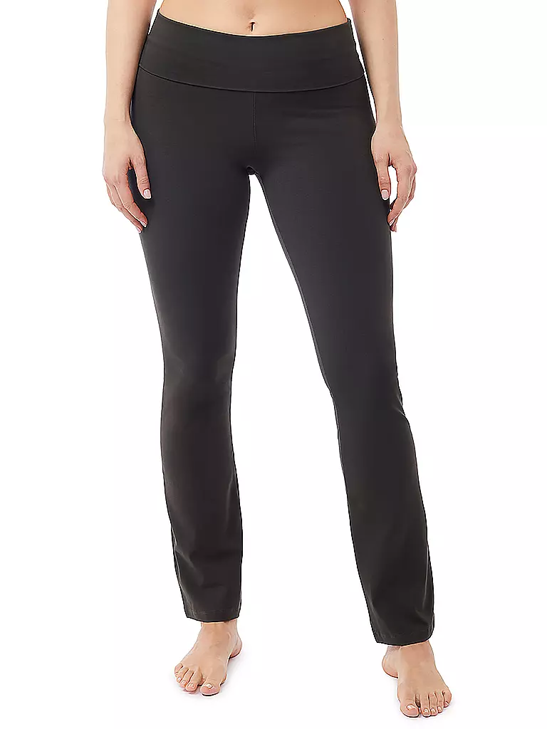 MANDALA | Damen Yoga Hose Classic Rolldown | Oliva