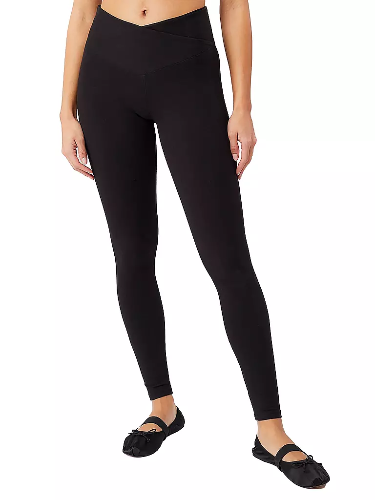 MANDALA | Damen Yoga Hose Classic Rolldown | Nero