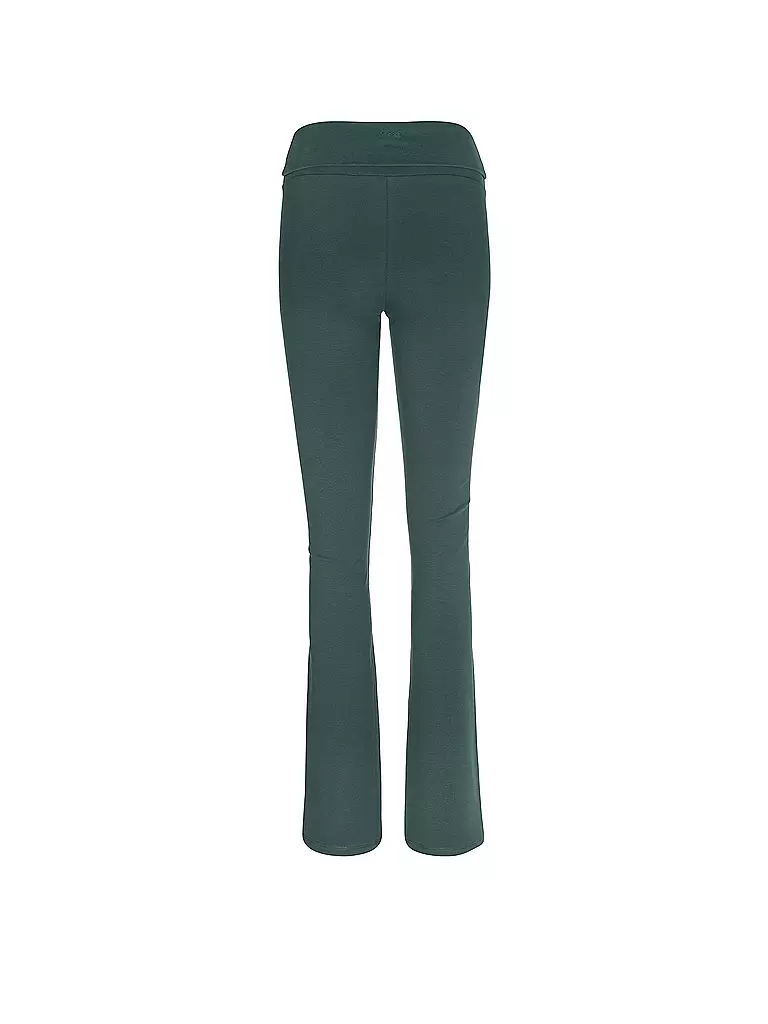 MANDALA | Damen Yoga Hose Classic Rolldown | Verde scuro