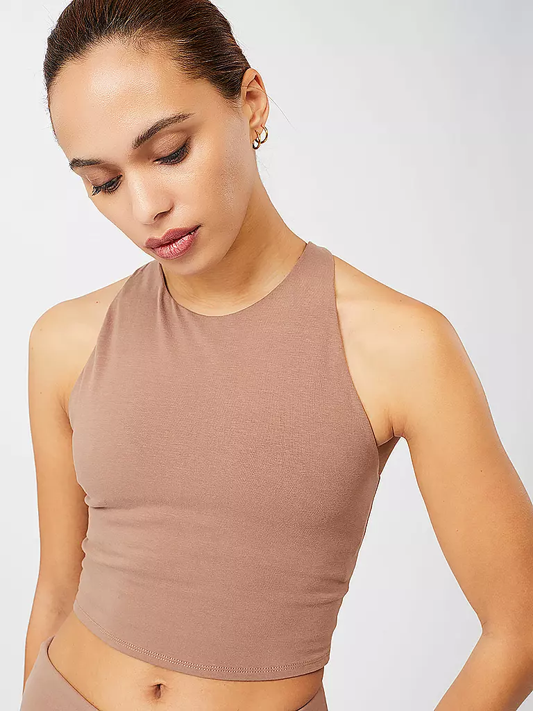 MANDALA | Damen Yoga Tank Top | Marrone