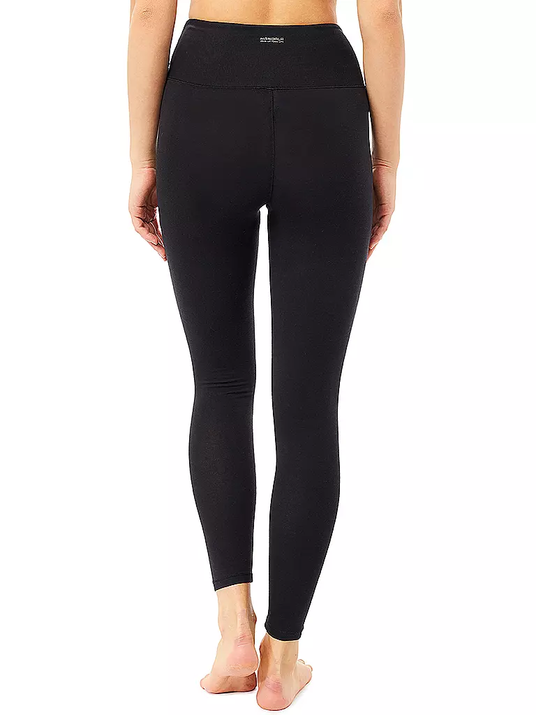 MANDALA | Damen Yoga Tight High Rise Wrap | Nero