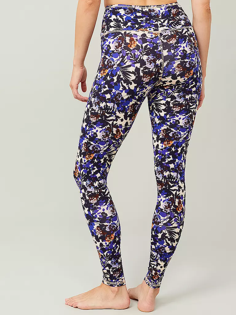 MANDALA | Damen Yoga Tight Printed | Blu scuro