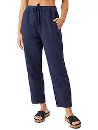 MANDALA | Damen Yogahose Mousselin | Blu scuro