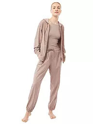 MANDALA | Damen Yogajacke Hoodie | Marrone