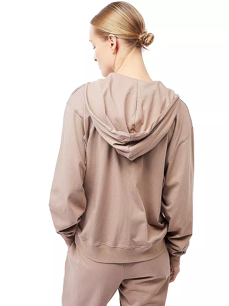 MANDALA | Damen Yogajacke Hoodie | Marrone