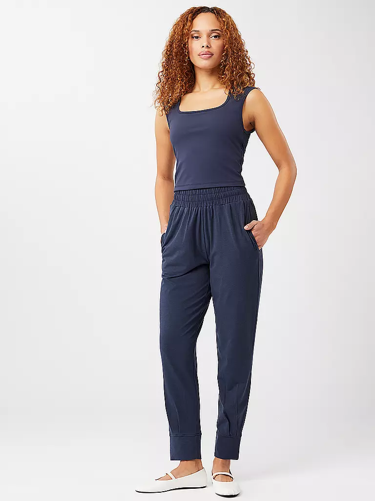 MANDALA | Damen Yogashirt Basic | Blu scuro