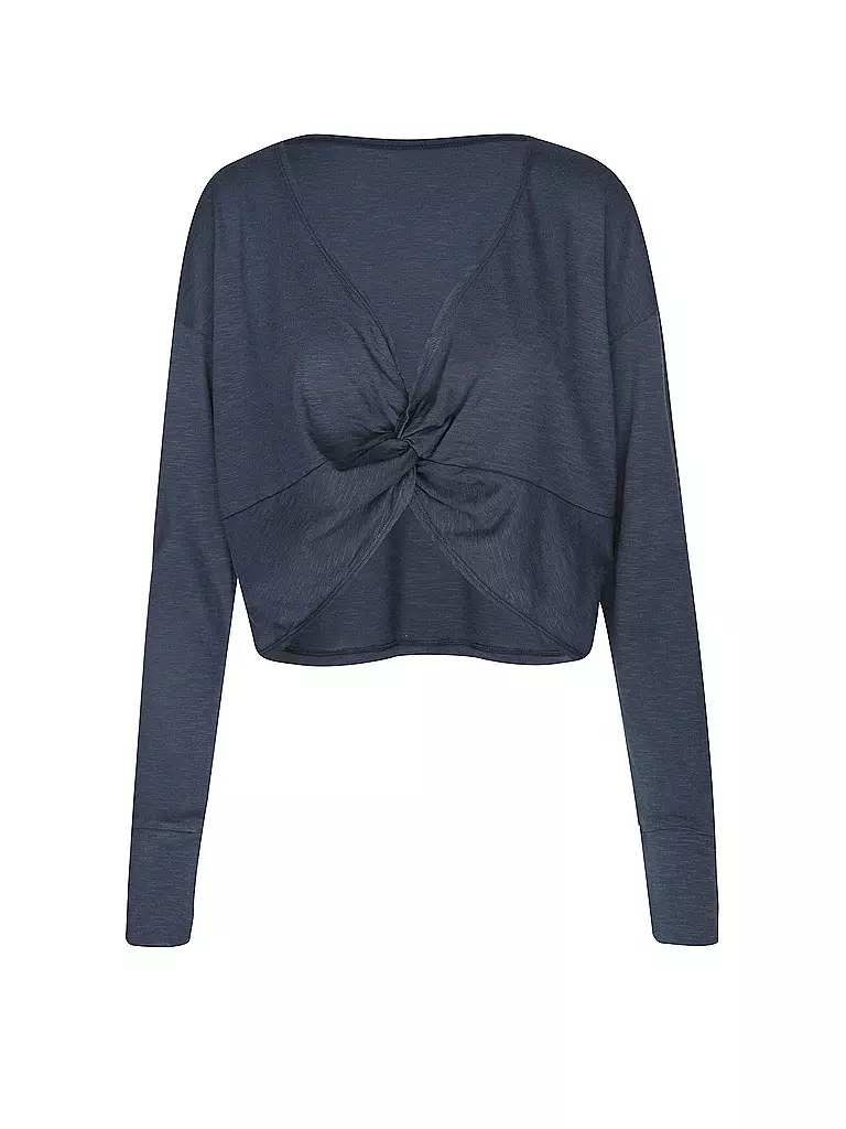 MANDALA | Damen Yogashirt Reversible Top | Blu scuro