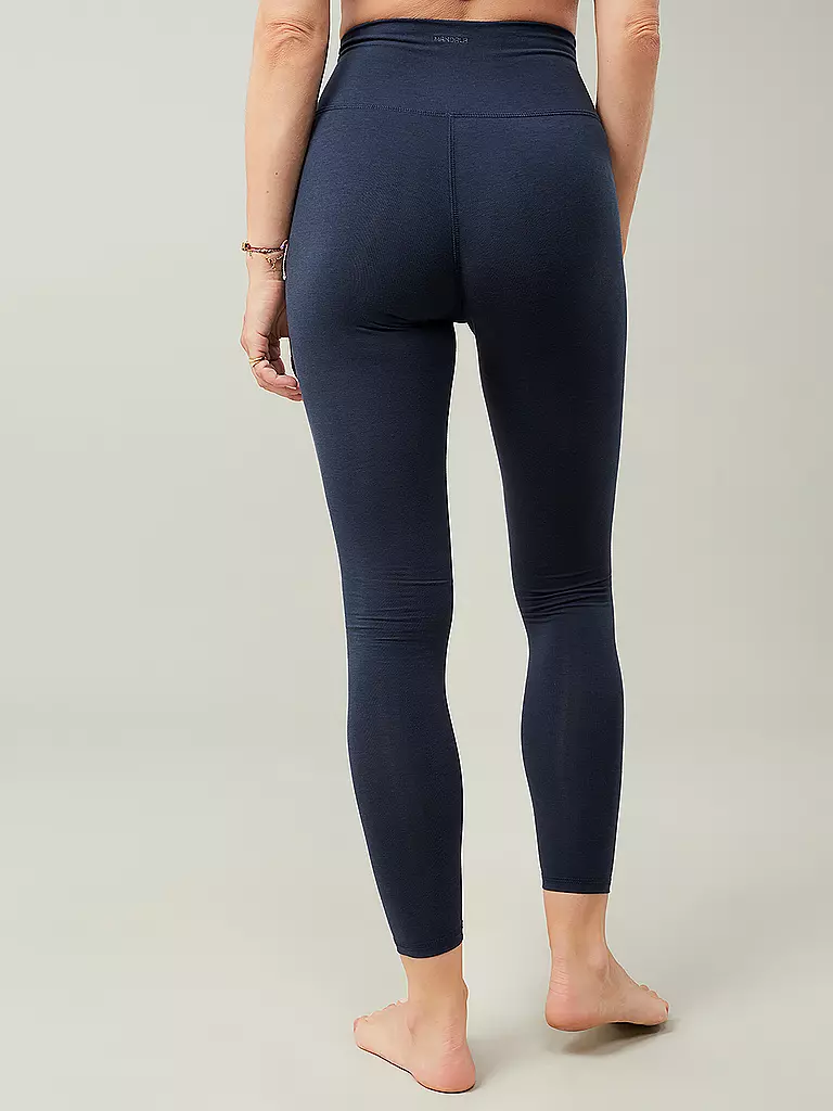 MANDALA | Damen Yogatight High Rise Full Length | Blu scuro