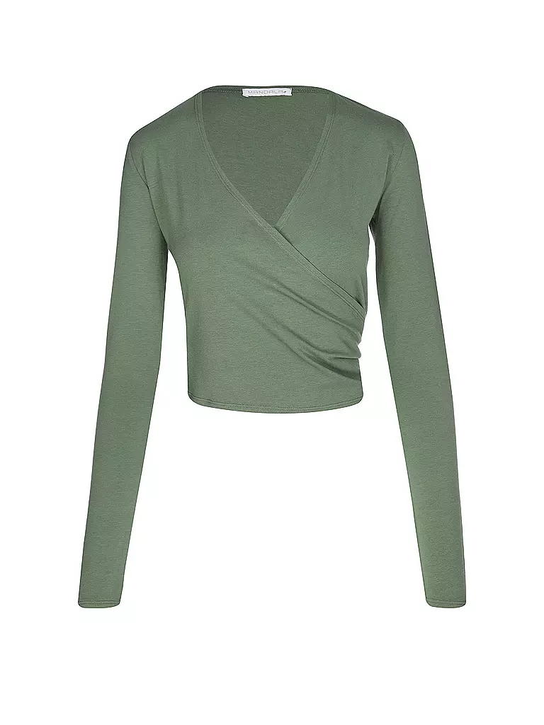 MANDALA | Giacca da yoga avvolgente da donna | Verde scuro