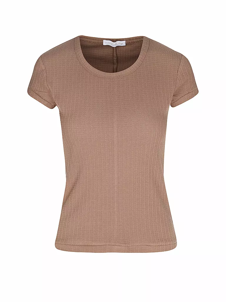 MANDALA | Maglietta da yoga da donna in piqué | Marrone
