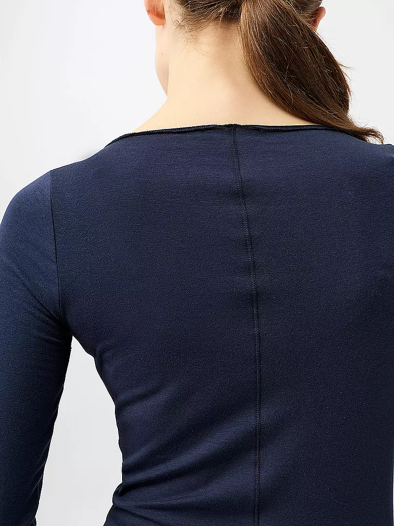 MANDALA | Maglietta Yoga Basic da Donna | Blu scuro