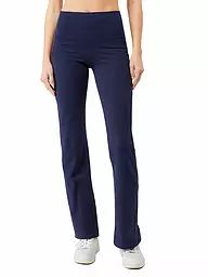 MANDALA | Pantaloni da yoga da donna a gamba dritta | Blu scuro