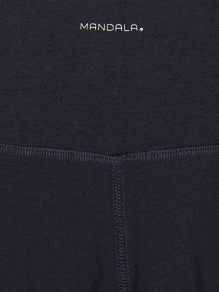 MANDALA | Pantaloni da yoga da donna a gamba larga | Blu scuro