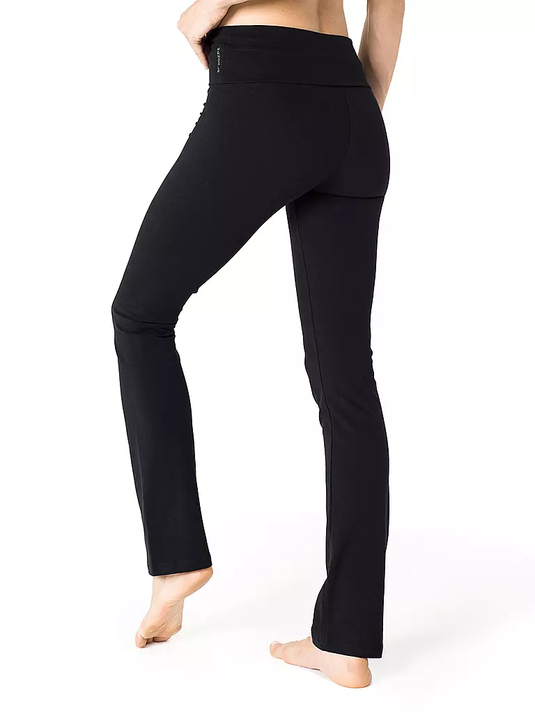 MANDALA | Pantaloni da yoga da donna Classic Rolldown | Nero