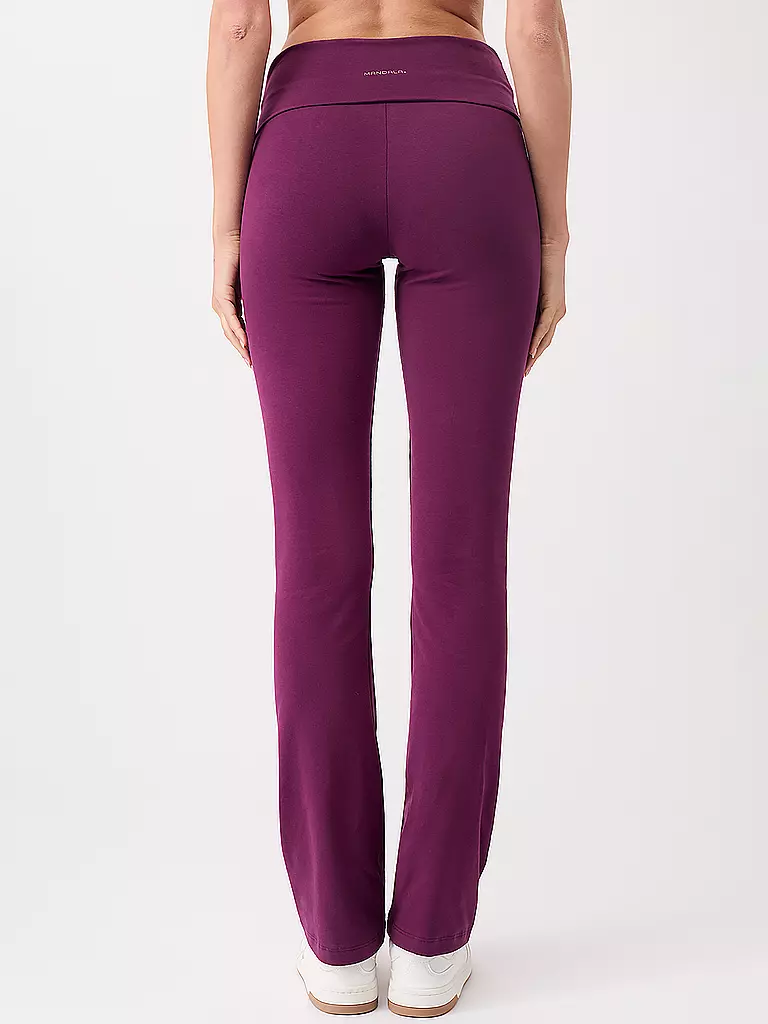 MANDALA | Pantaloni da yoga da donna classici con risvolto |